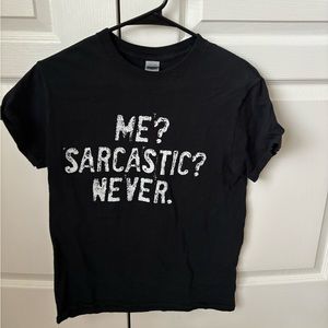 Black medium shirt size medium